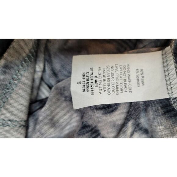 Lazy Sunday Anthropology Black Tie Die Tee Small - Picture 5 of 5